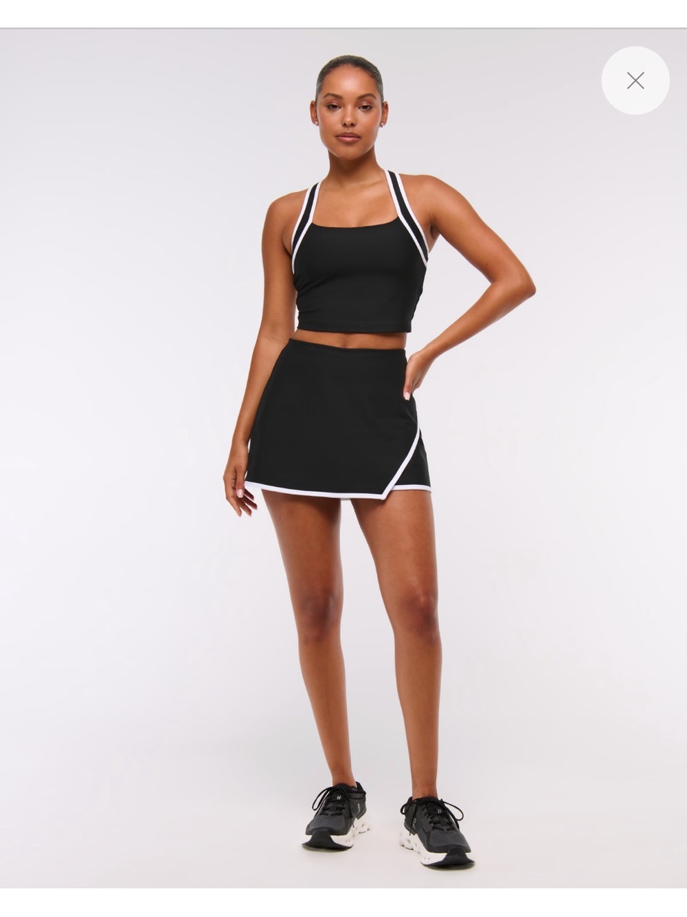 Abercrombie YPB Athletic skort and top